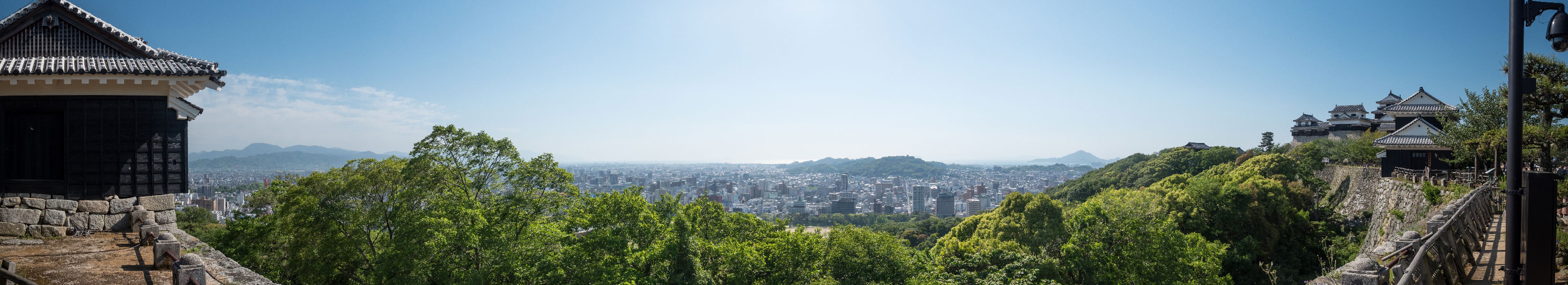 松山城 本丸からの展望